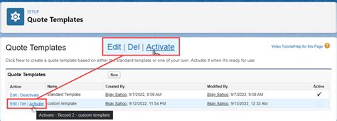 edit quote template salesforce.